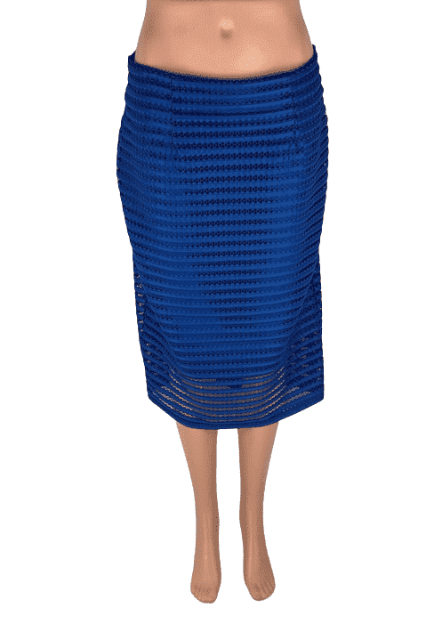 New York & Co women's blue skirt size M