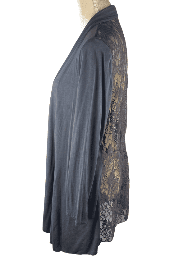 Worthington women's gray cardigan size L