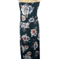 Maurices women's blue multicolor tube, maxi dress size 0 - Solé Resale Boutique thrift