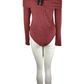 Fashion Nova women's It's Time rust bodysuit size 2X 