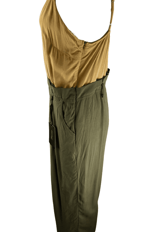 Shinestar women's olive and tan jumpsuit size L 