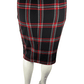 FTF Fashion to Figure women's red and black plaid skirt size 1