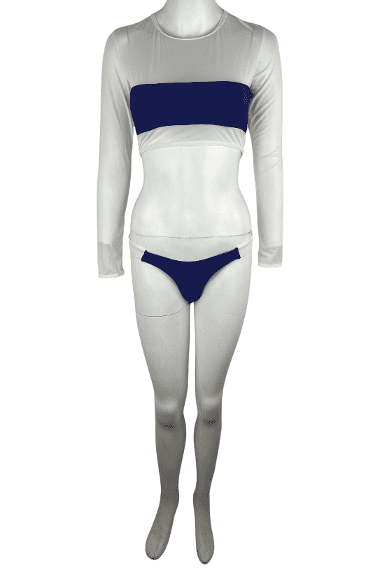 Unbranded women's blue and white set size M