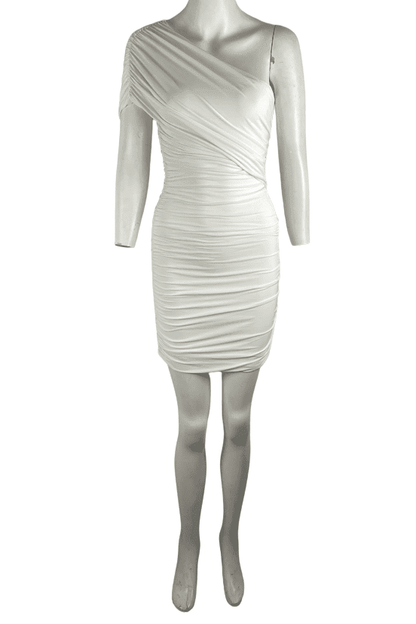 Aqua women's off white tube dress size XS - Solé Resale Boutique thrift