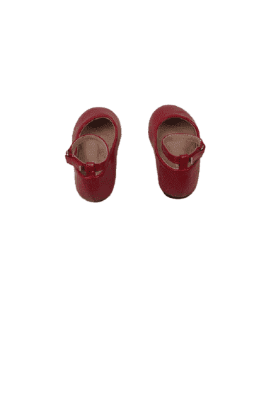 New Link Comfort red patent slippers sz 7