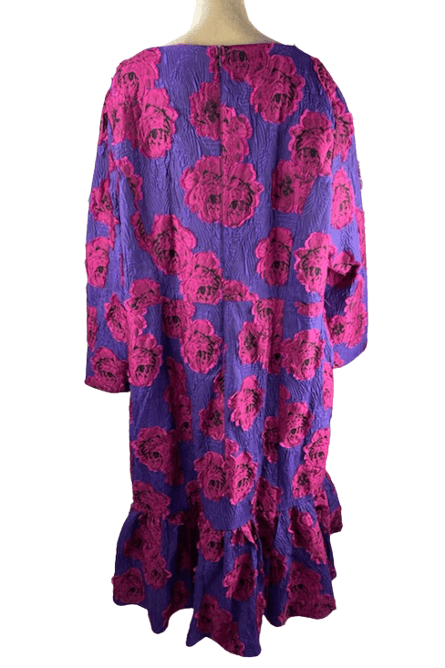 Ashro women's purple floral dress size 24W