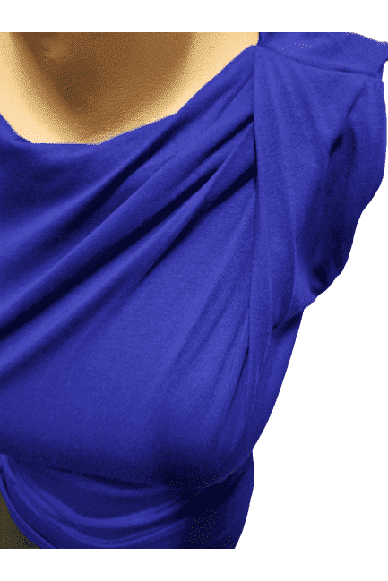 L.K. Bennet London short sleeve, blue blouse sz XS