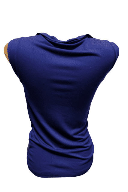 L.K. Bennet London short sleeve, blue blouse sz XS