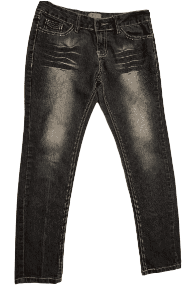 Girls fashionable blue jeans sz 12 - Solé Resale Boutique thrift