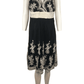Donna Morgan black and cream women's cocktail dress size 12 - Solé Resale Boutique thrift