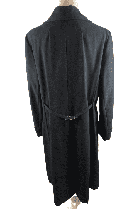 Belson black trench coat 