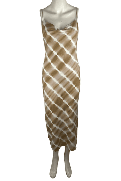 Guess women's tie dye taupe tank dress size S/P - Solé Resale Boutique thrift