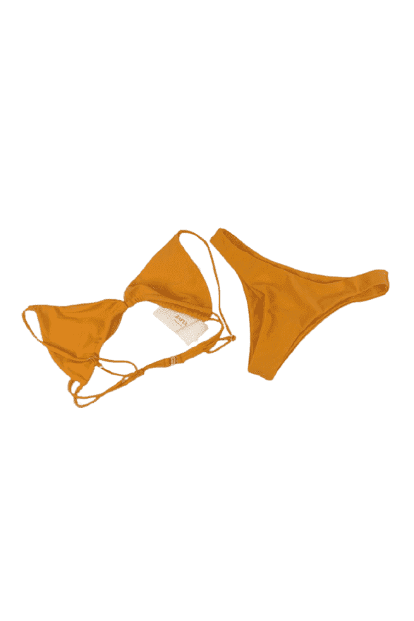 Nwt Zaful gold bikini sz 8