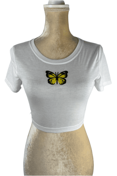 Shein women's white t shirt size XS