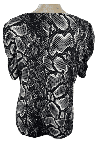 Worthington women's black blouse size L 