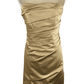 David's Bridal women's gold dress size 14