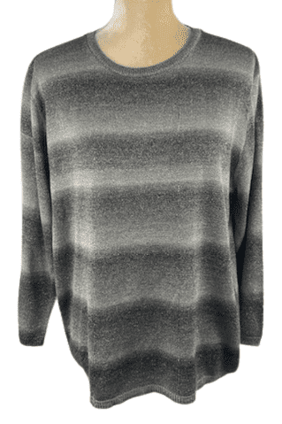 Alfred Dunner women's silver shimmer sweater size 1X