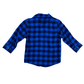 Carter's toddler boys blue/black plaid shirt size 18M - Solé Resale Boutique thrift