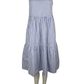 J. Crew women's blue/white sleeveless dress size 0