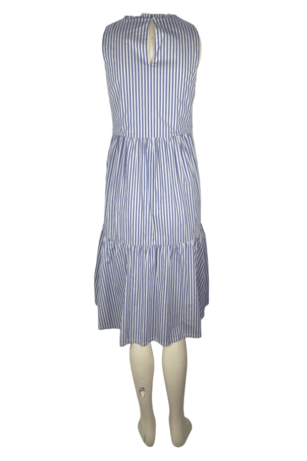 J. Crew women's blue/white sleeveless dress size 0