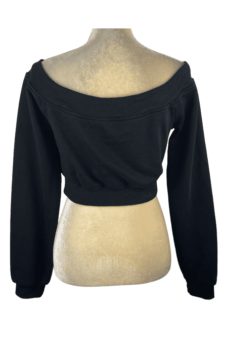Better Be women's black crop sweater size S
