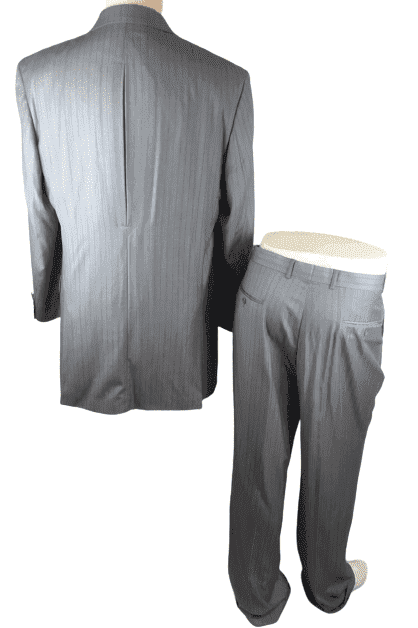 Soprano gray 2pc suit sz 44/38L