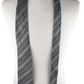 Giorgio Armani black stripe tie 