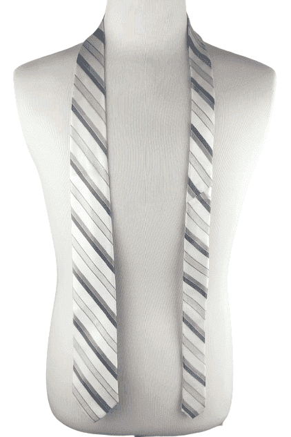 Nwt Van Heusen gray stripe tie