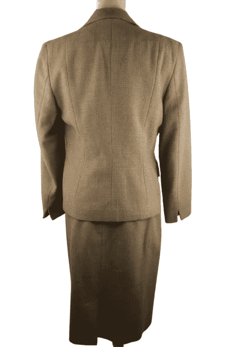 Barry Bricken Collection brown suit