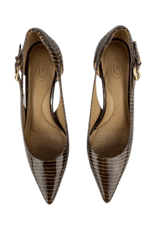 Circa Joan & David women's brown pattern pumps size 9.5M