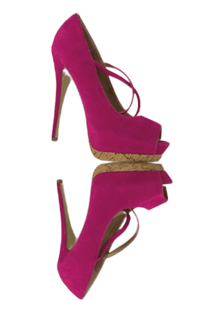 Cole Stuart women's pink peep toe heels size 8.5B
