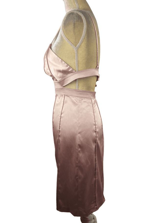 Arden B. women's pale pink strapless dress size L 