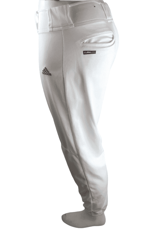 Adidas men white athletic pants sz M