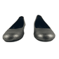 Comfortview women's metallic gray flat shoes size 11W