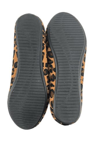 Comfortview women's leopard flat shoes size 11W