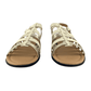 Comfortview women's gold/cream sandals size 11W - Solé Resale Boutique thrift