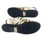 Comfortview women's gold/cream sandals size 11W - Solé Resale Boutique thrift