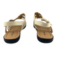 Comfortview women's gold/cream sandals size 11W - Solé Resale Boutique thrift