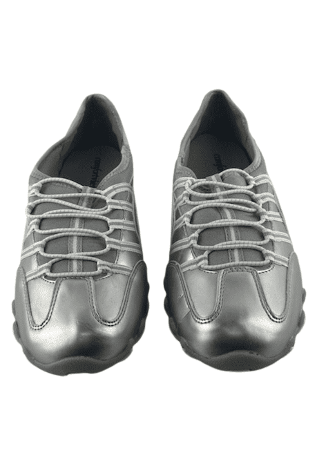 Comfortview women's silver sneakers size 11W