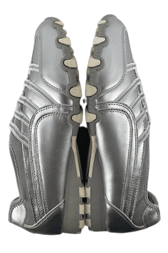 Comfortview women's silver sneakers size 11W