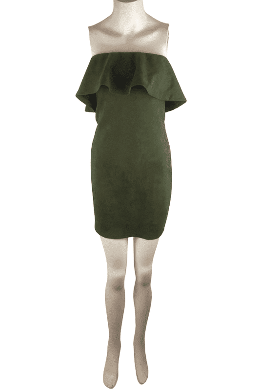 J for Justify olive dress sz S 