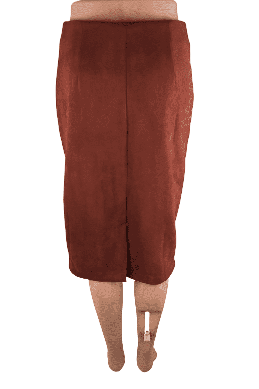 ECI New York rust skirt sz XS 