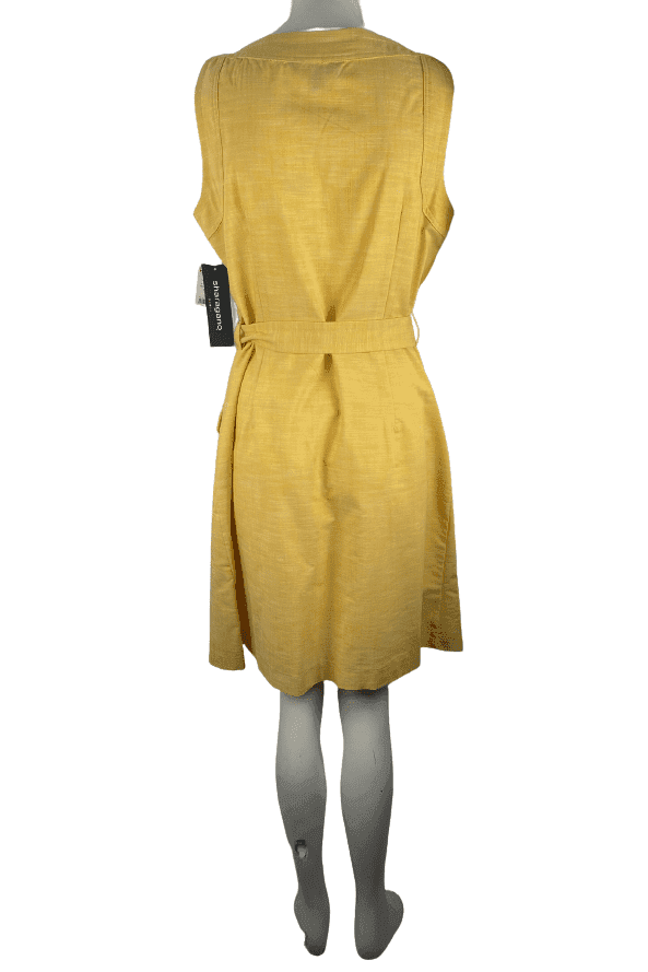 Sharagano yellow dress on sale