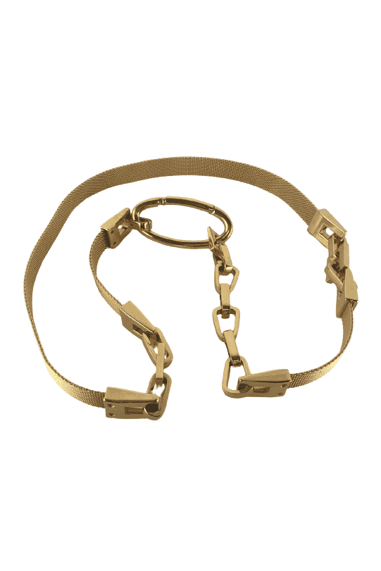 Vintage St. John gold chain belt
