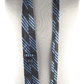 IKE BEHAR men's blue and brown stripe tie - Solé Resale Boutique thrift