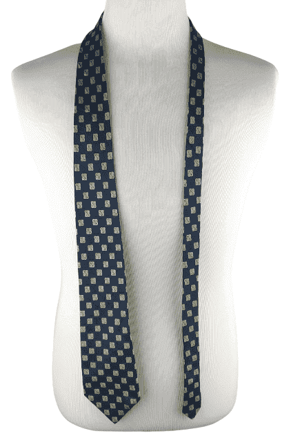 Patrick Francis men's blue necktie