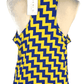 Geric New York women's blue and gold, tie tank top size L