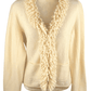 Clothes By Revue women's cream wool cardigan sweater size M