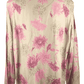 Evan Picone women's mocha button floral blouse size 3X - Solé Resale Boutique thrift