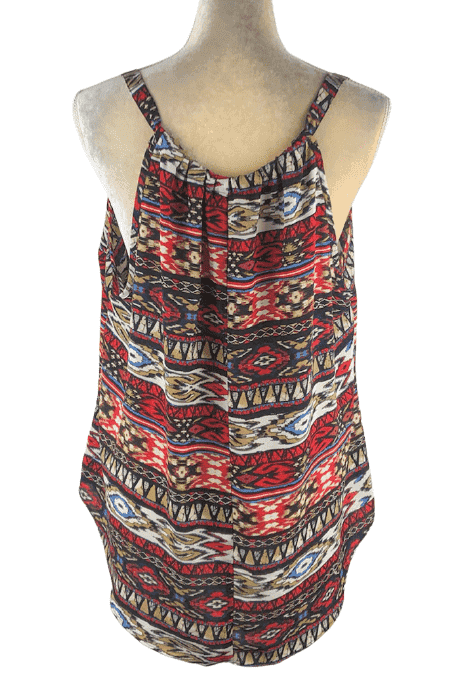 By & by women's multi color, tank top size 1X
